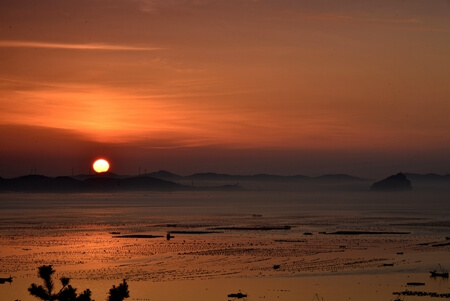 ​哈仙岛日出观景最佳地点