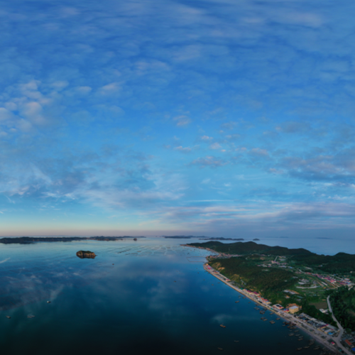 黄昏后的哈仙岛-720全景云游哈仙岛