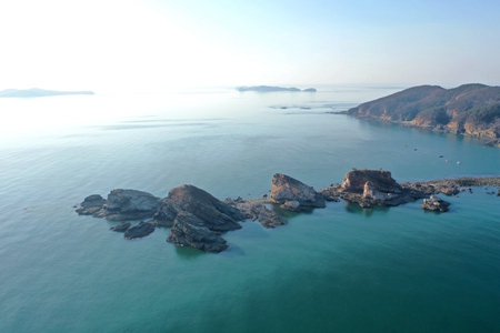 哈仙岛五虎石景区，哈仙岛五虎石传说，感受大自然鬼斧神工